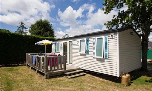 outside - Mobile home rental in Pornichet - European Cottage - 4/6 people - 3 star Pornichet campsite with indoor heated pool - CAMPING LES FORGES ***