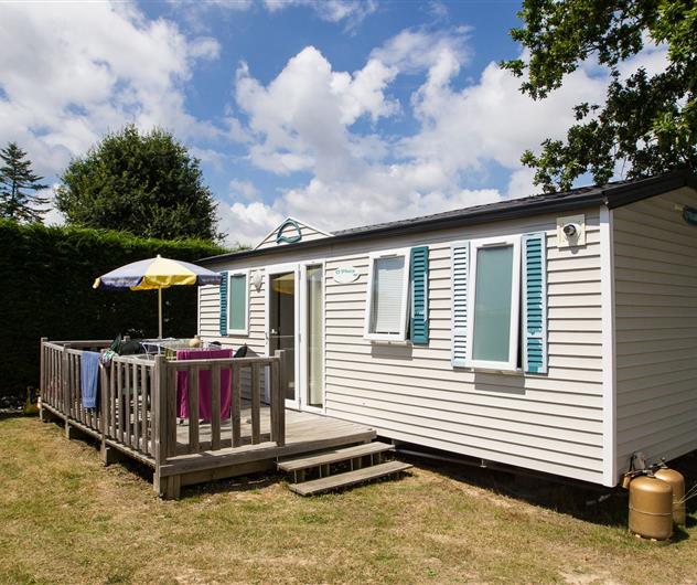 outside - Mobile home rental in Pornichet - European Cottage - 4/6 people - 3 star Pornichet campsite with indoor heated pool