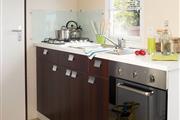 kitchen - Mobile home rental in Pornichet - European Cottage - 4 / 6persons - Pornichet campsite 4 stars with indoor heated pool - CAMPING LES FORGES ***