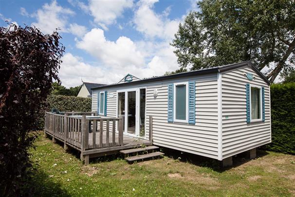 Mobile home rental in Pornichet - Comfort Cottage with terrace ideal for 4/6 people - CAMPING LES FORGES ***