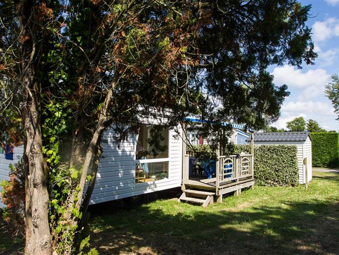 outside - Camping Pornichet 44 - Mobile-home rental - Pacific Cottage - 4/5 people - 3-star Les Forges campsite with indoor heated pool