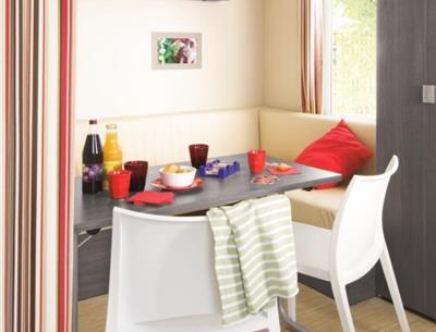 Kitchen - Duo Cottage - 2/4 people with terrace in Pornichet campsite with indoor heated pool