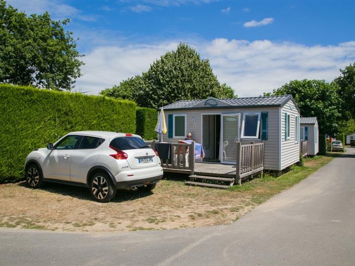 Exterior - Duo Cottage - 2/4 people with terrace in Pornichet campsite with indoor heated pool - CAMPING LES FORGES ***