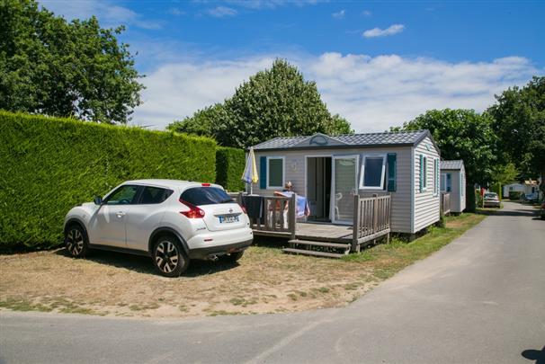 Exterior - Duo Cottage - 2/4 people with terrace in Pornichet campsite with indoor heated pool - CAMPING LES FORGES ***