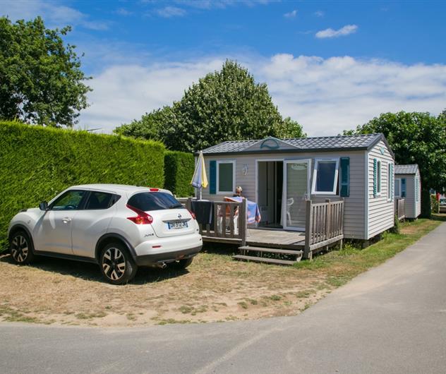 Exterior - Duo Cottage - 2/4 people with terrace in Pornichet campsite with indoor heated pool
