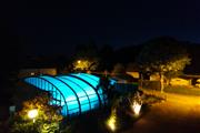 Campsite 3* Les Forges - www.campinglesforges.com - night pool - CAMPING LES FORGES ***