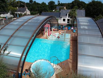 Campsite 3* Les Forges - www.campinglesforges.com - Swimming pool with Ludi'Spa and Aquaplay